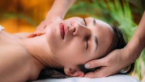 CST or craniosacral therapy head massage